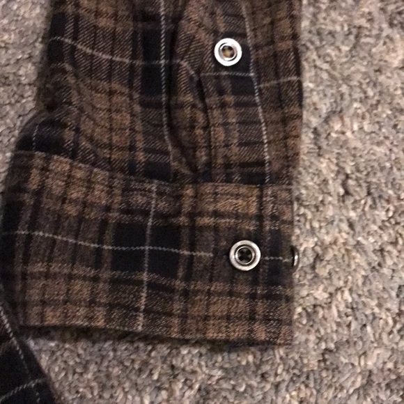 Prana button down flannel, organic cotton - Picture 4 of 8